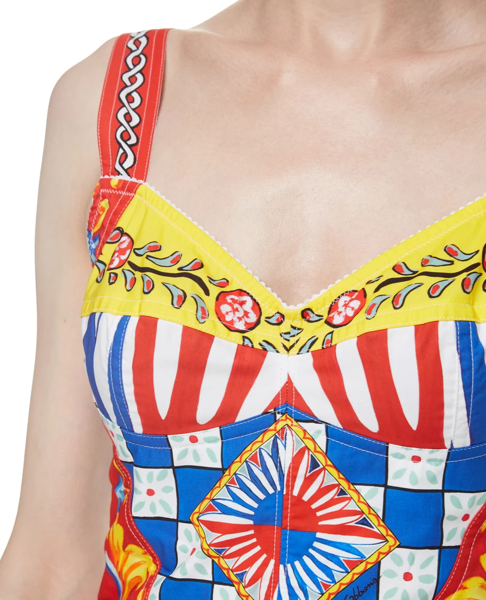 Топ Dolce&Gabbana F7W98T-GDS11, разноцветный цвет • Купить в интернет-магазине Kameron