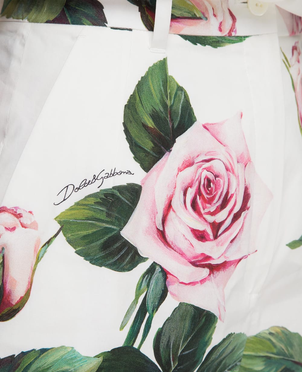 Шорты Dolce&Gabbana FTAGOT-HS5FZ, белый цвет • Купить в интернет-магазине Kameron