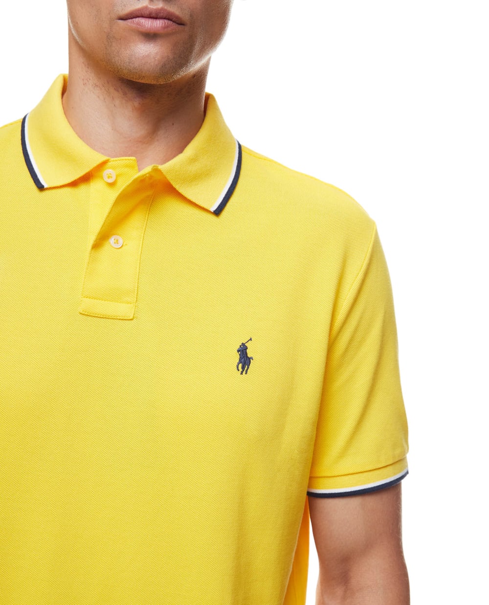 Поло Polo Ralph Lauren 710842621010, желтый цвет • Купить в интернет-магазине Kameron