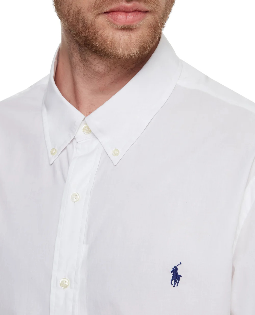 Рубашка Polo Ralph Lauren 710705269002, белый цвет • Купить в интернет-магазине Kameron