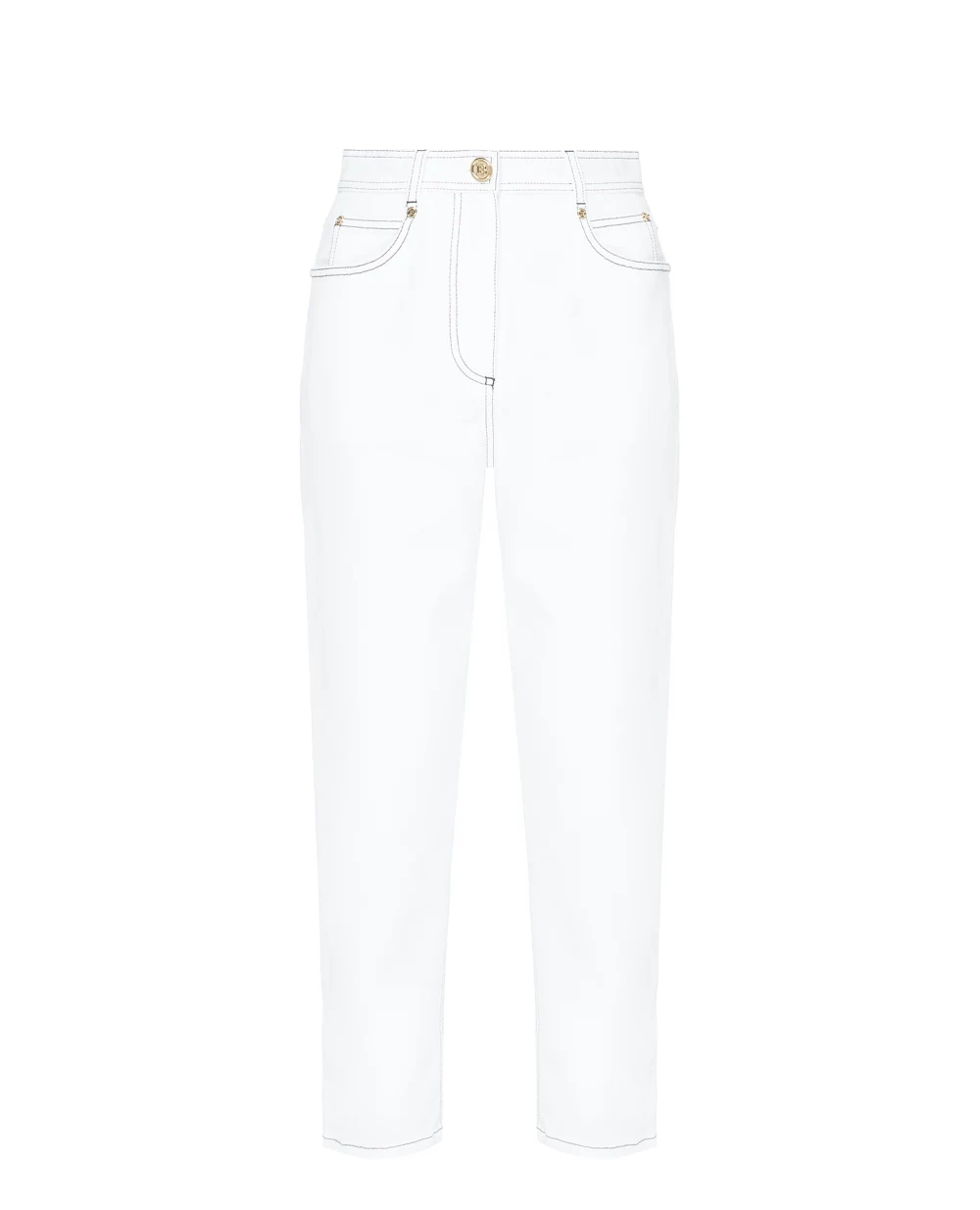 Джинсы Balmain VF15700D087, белый цвет • Купить в интернет-магазине Kameron