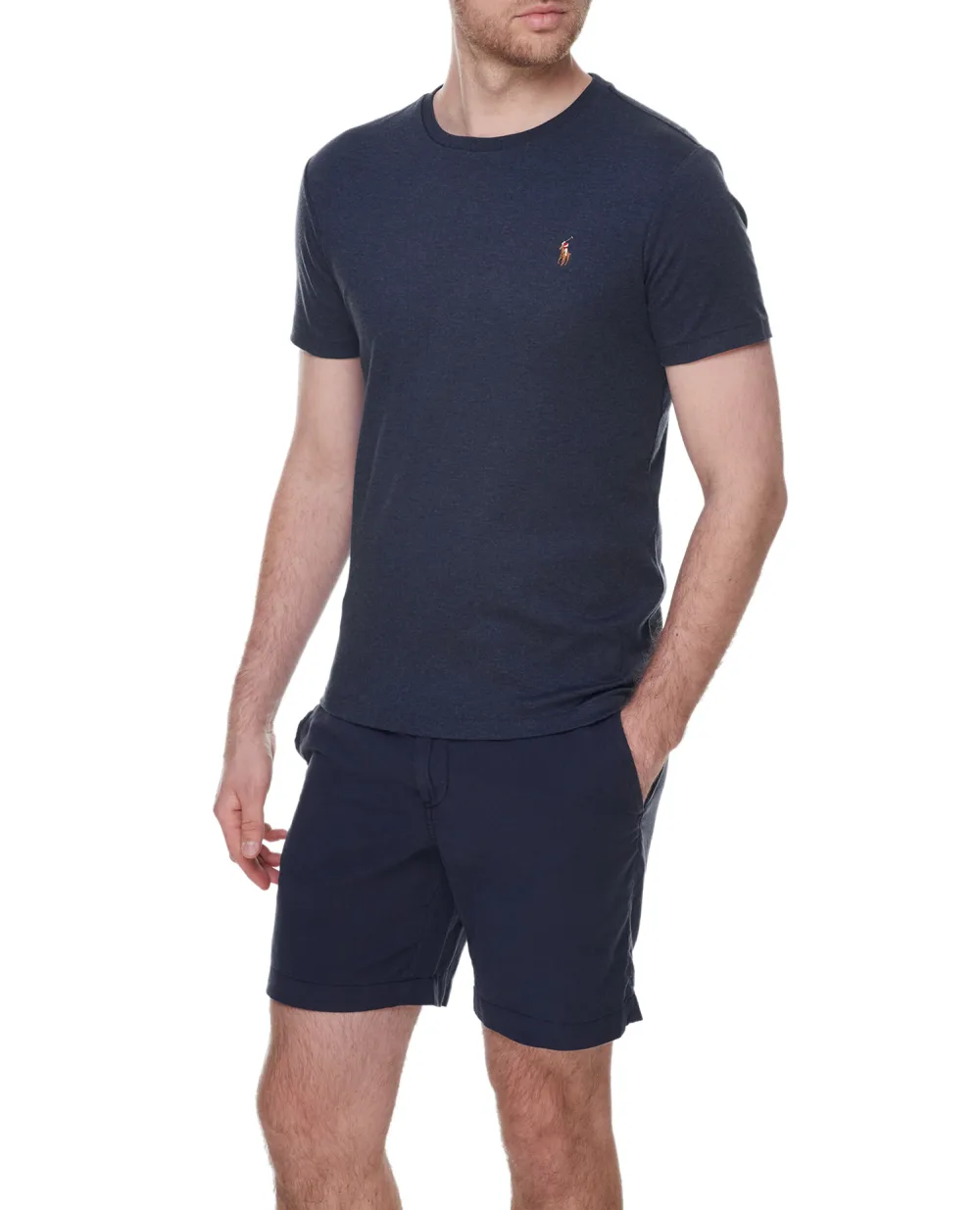 Футболка Polo Ralph Lauren 710740727031, темно-синий цвет • Купить в интернет-магазине Kameron
