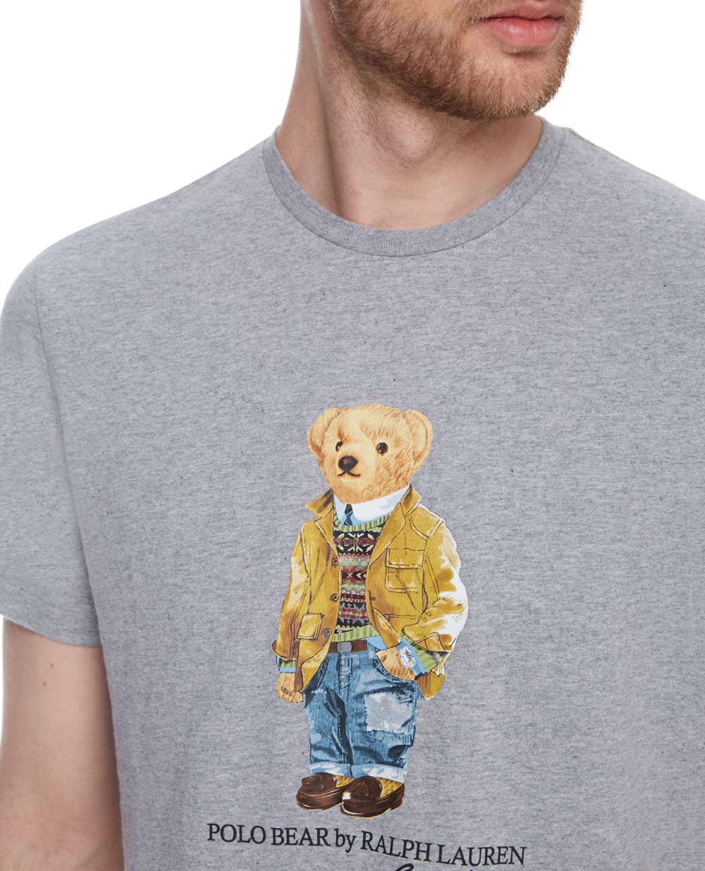 Футболка Polo Ralph Lauren 710835761002, серый цвет • Купить в интернет-магазине Kameron
