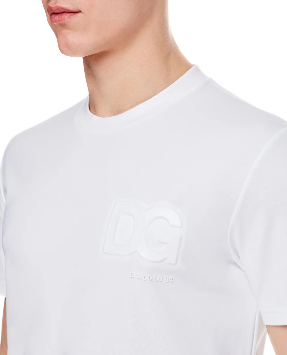 Футболка Dolce&Gabbana G8MT4Z-FUGK4, белый цвет • Купить в интернет-магазине Kameron