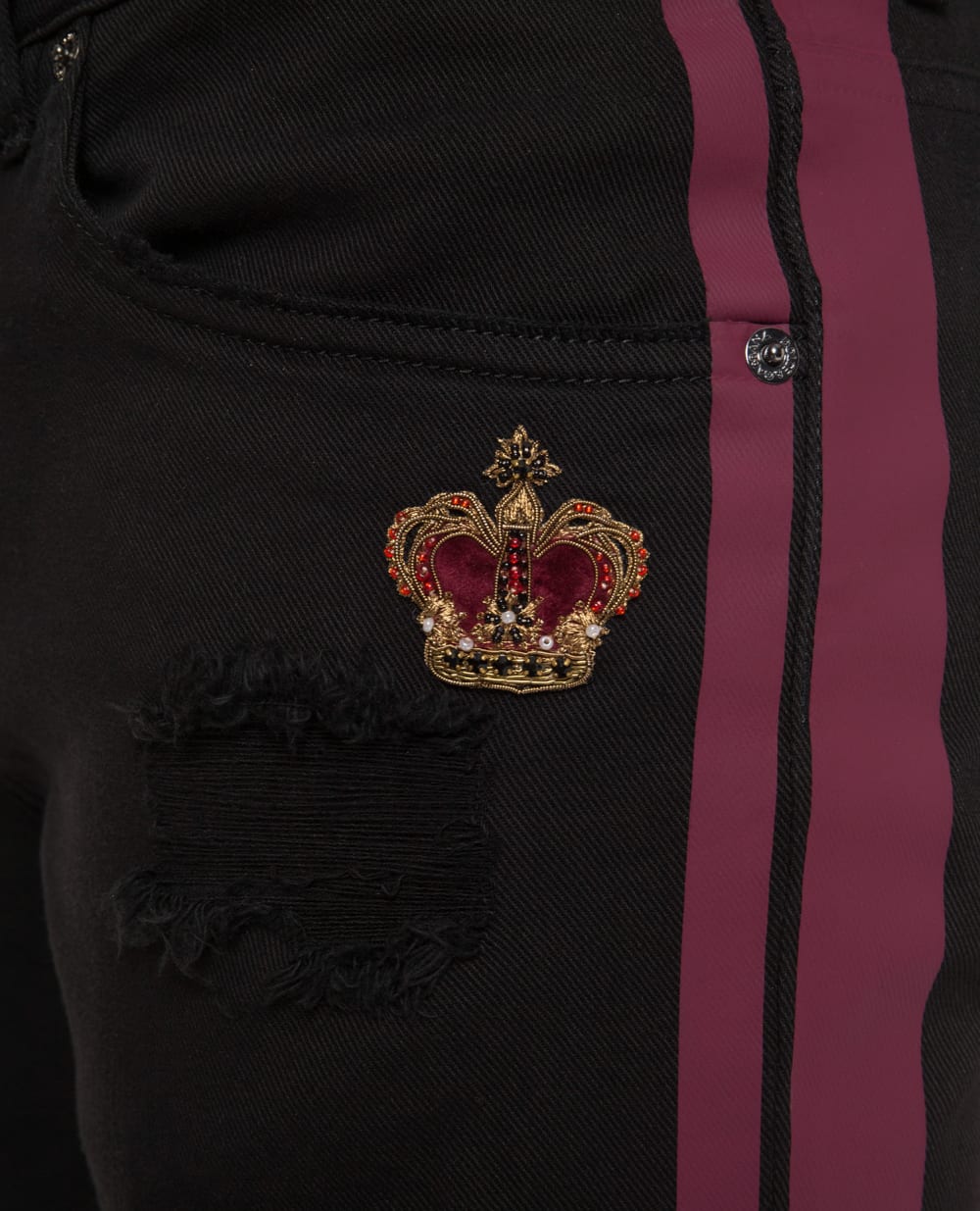 Джинси Skinny Dolce&Gabbana GYC4LZ-G8BV7, чорний колір • Купити в інтернет-магазині Kameron