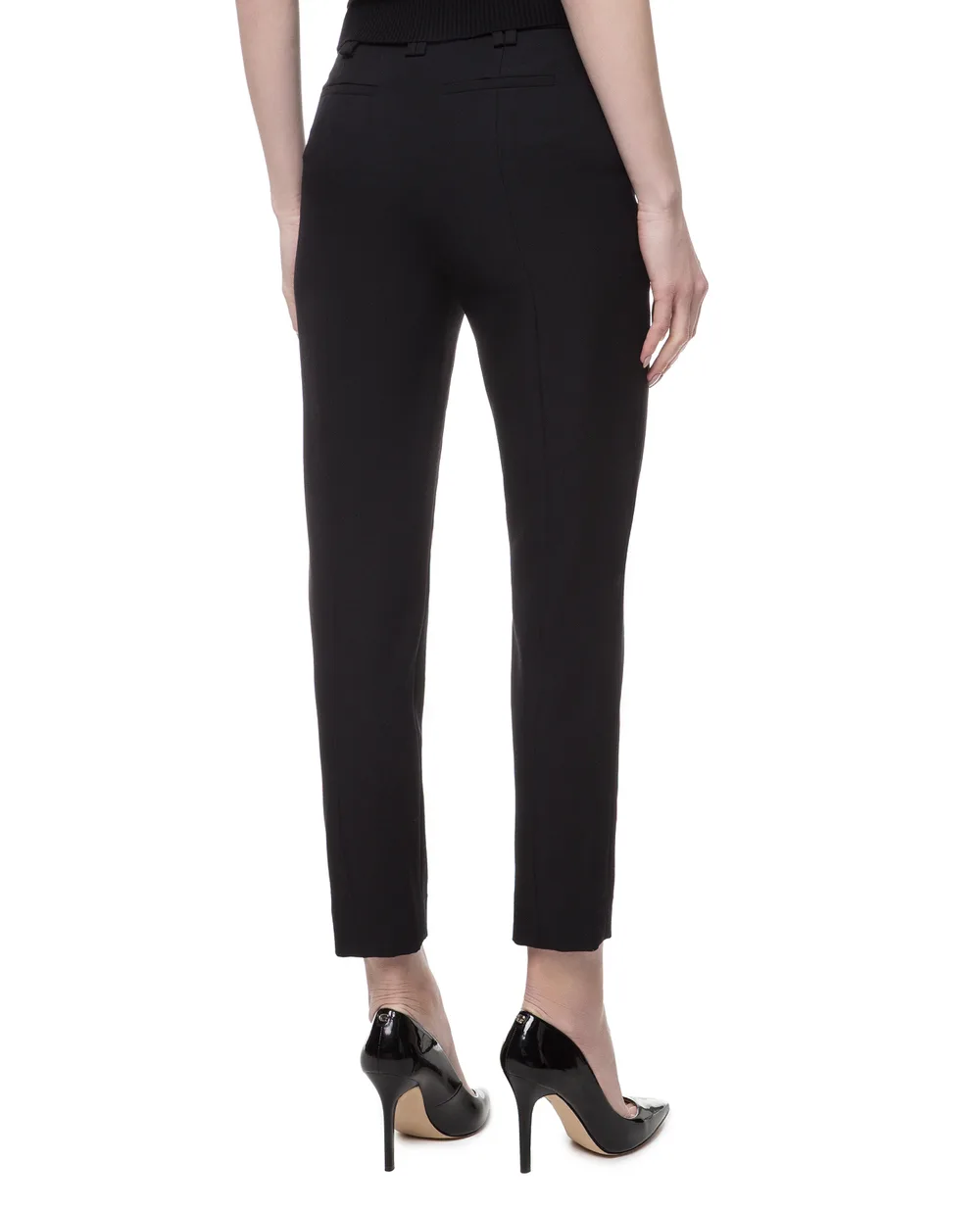 Шерстяные брюки Balmain SF05299167L, черный цвет • Купить в интернет-магазине Kameron