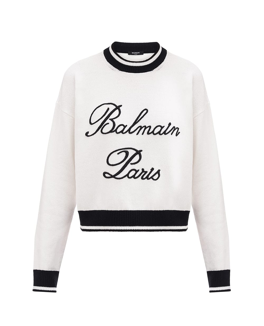 Джемпер Balmain DF1KA002KG48, белый цвет • Купить в интернет-магазине Kameron