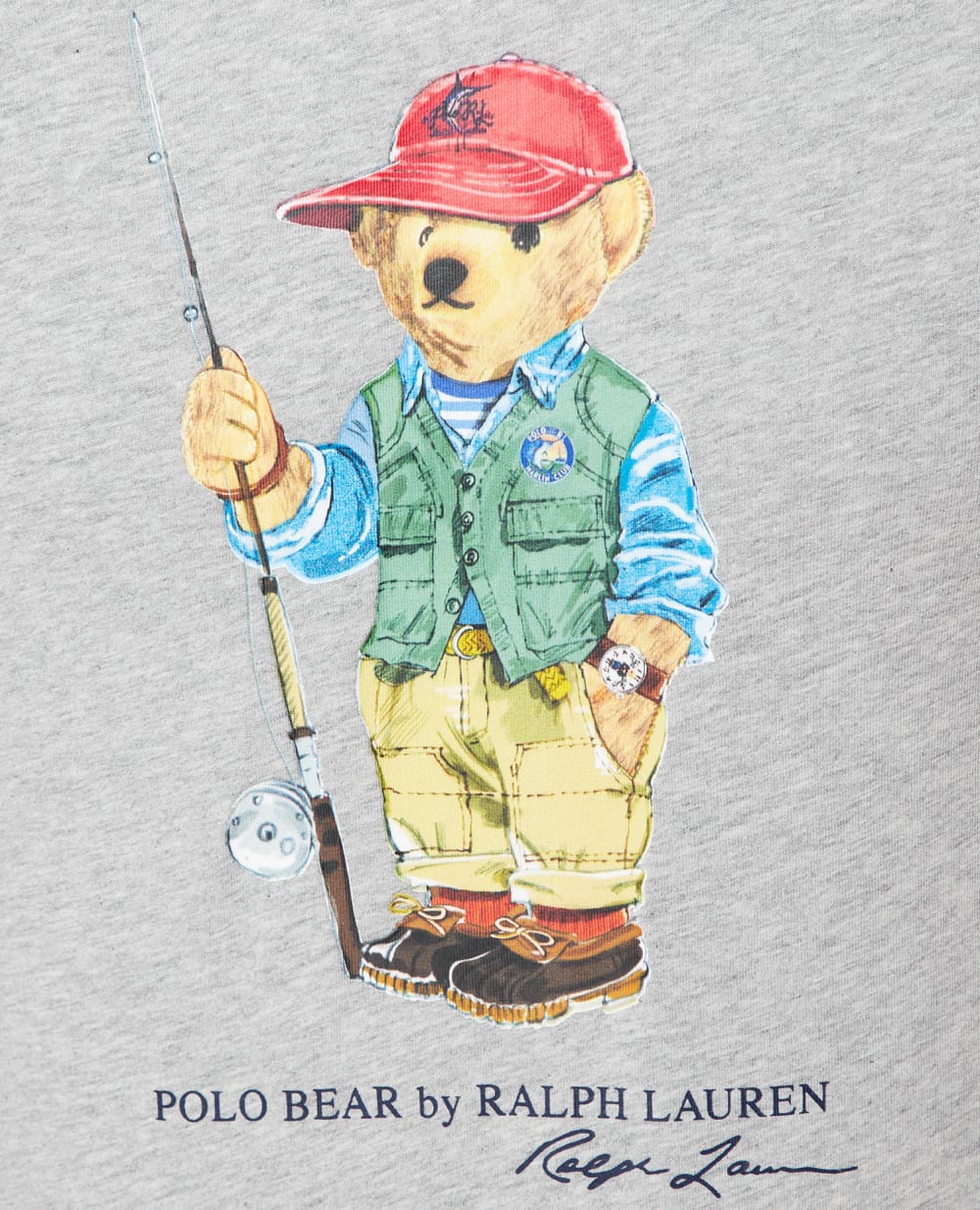 Футболка Polo Bear Polo Ralph Lauren 710853310019, серый цвет • Купить в интернет-магазине Kameron