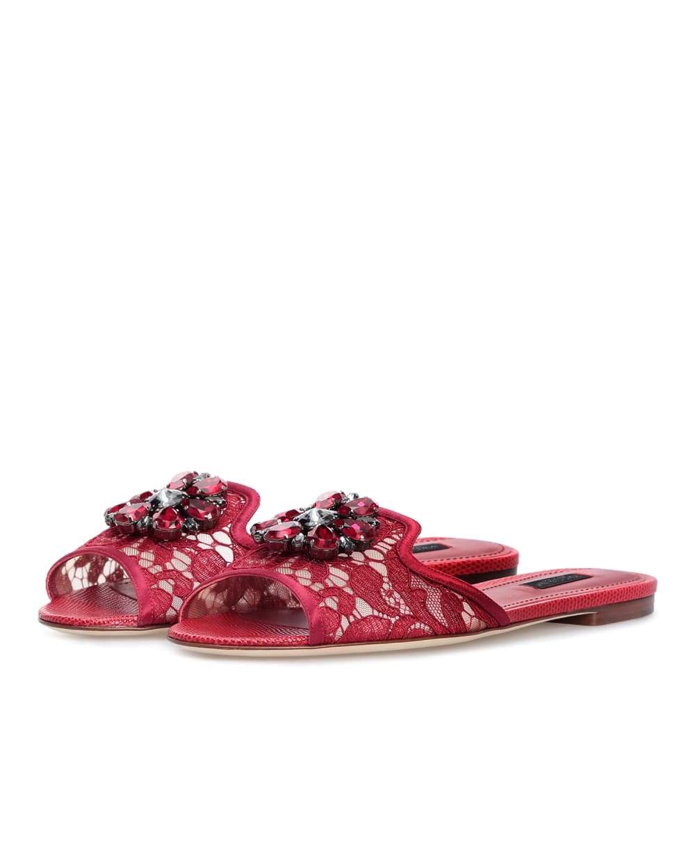 Мюли Rainbow Dolce&Gabbana CQ0023-AG667, бордовый цвет • Купить в интернет-магазине Kameron