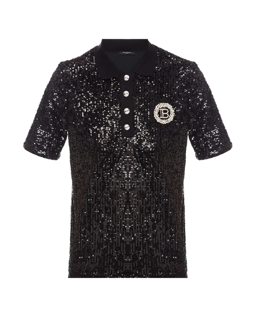 Поло Balmain WF1GB001XA05, черный цвет • Купить в интернет-магазине Kameron