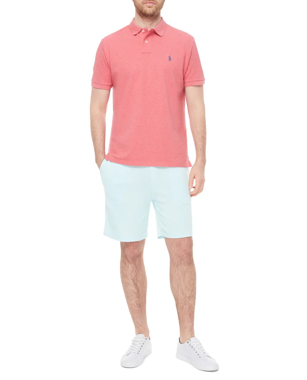 Поло Mesh Polo Ralph Lauren 710680784308, красный цвет • Купить в интернет-магазине Kameron