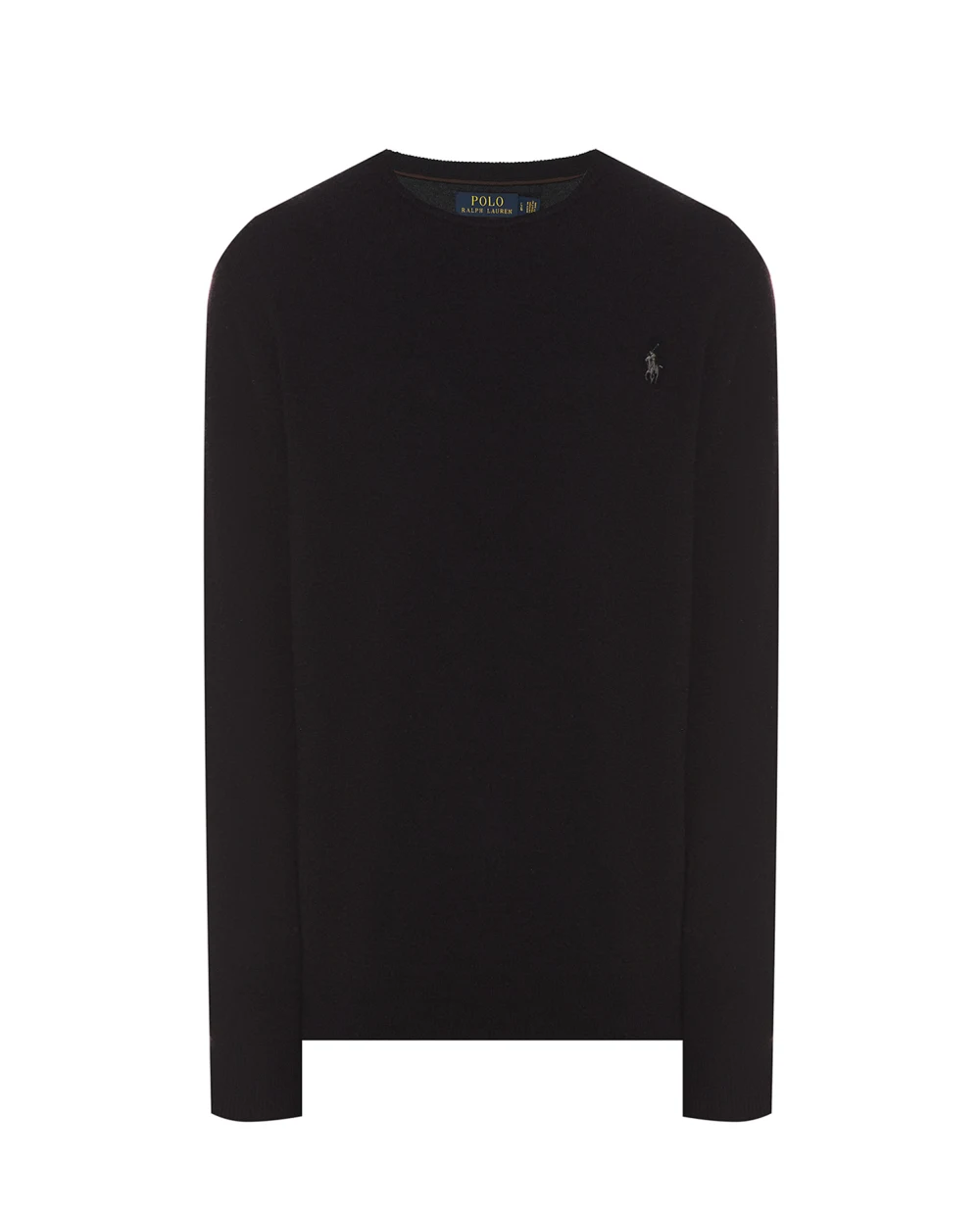 Шерстяной джемпер Polo Ralph Lauren 710667378005, черный цвет • Купить в интернет-магазине Kameron