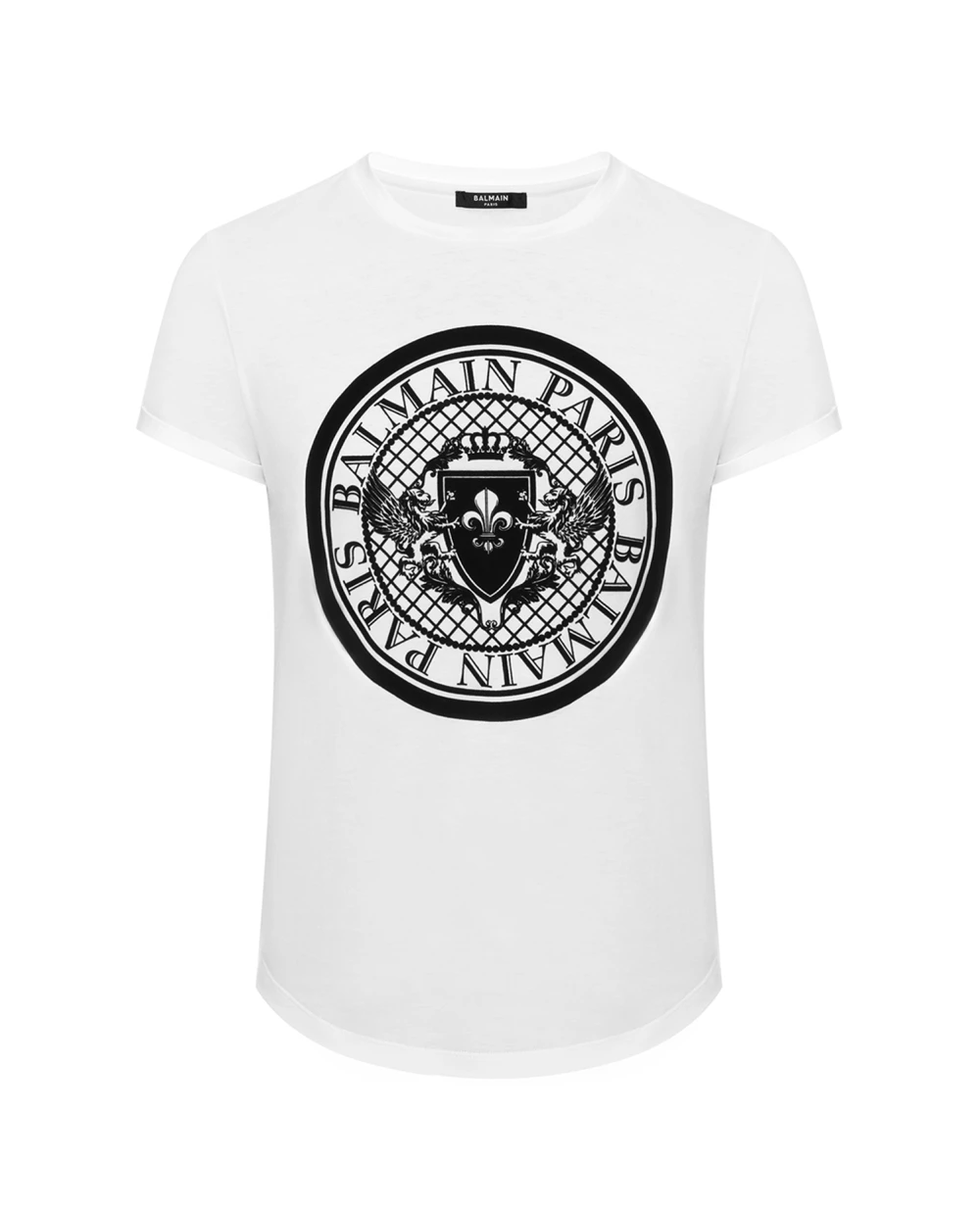 Футболка Balmain VH1EF010B030, белый цвет • Купить в интернет-магазине Kameron