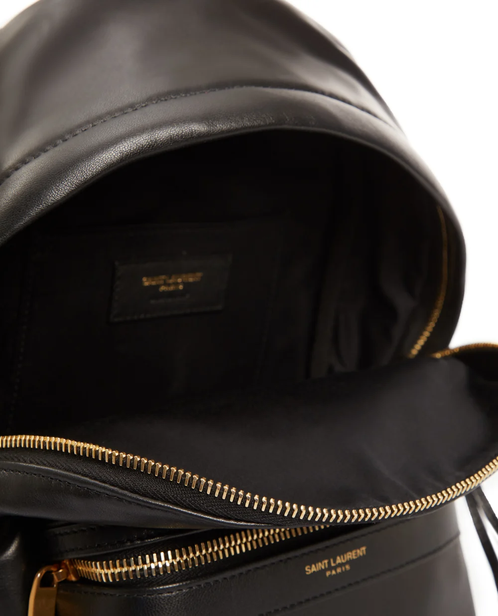 Кожаный рюкзак City Toy Saint Laurent 495833-AAAEX, черный цвет • Купить в интернет-магазине Kameron