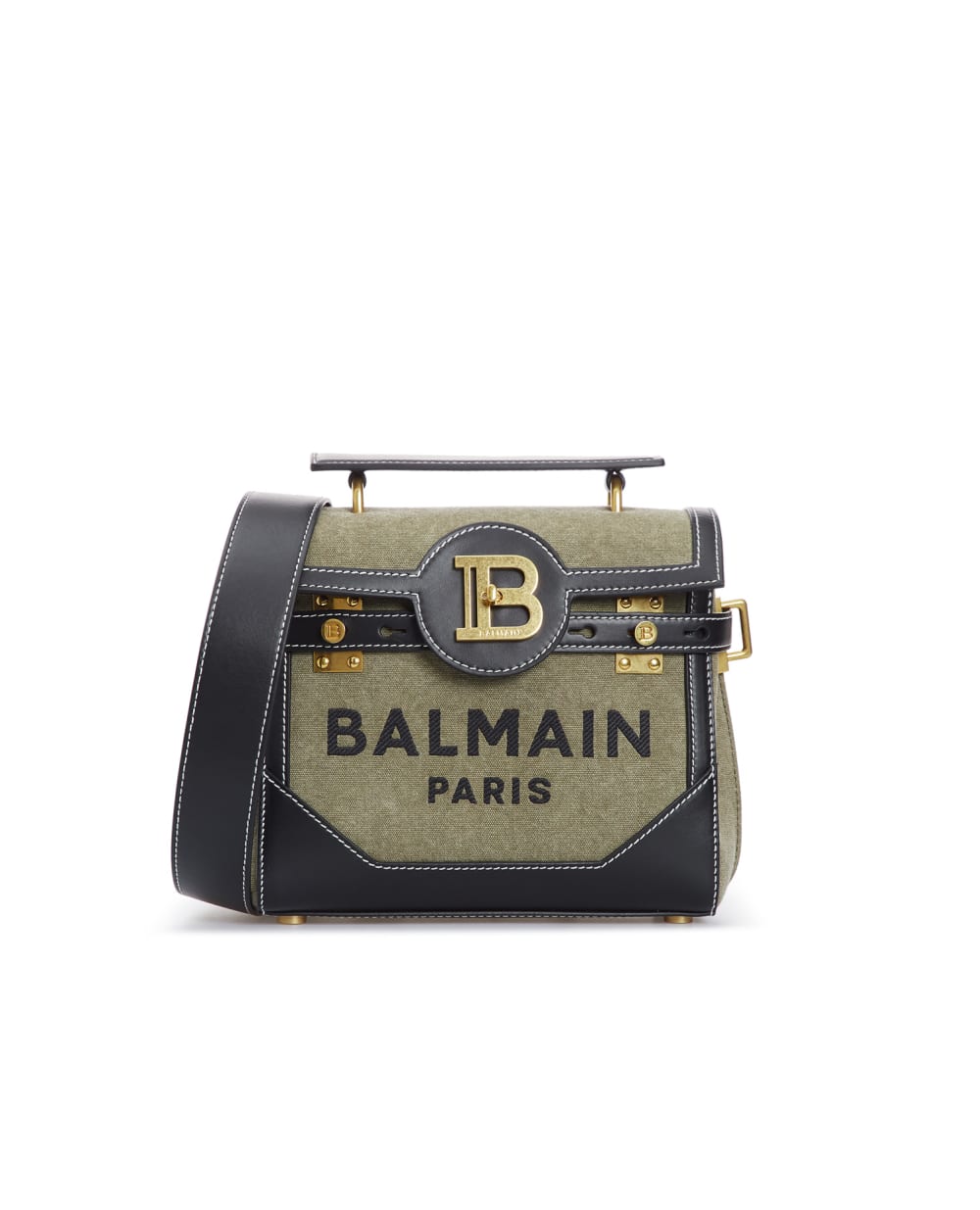 Сумка B-Buzz 23 Balmain BN1DB530TCLB, оливковый цвет • Купить в интернет-магазине Kameron