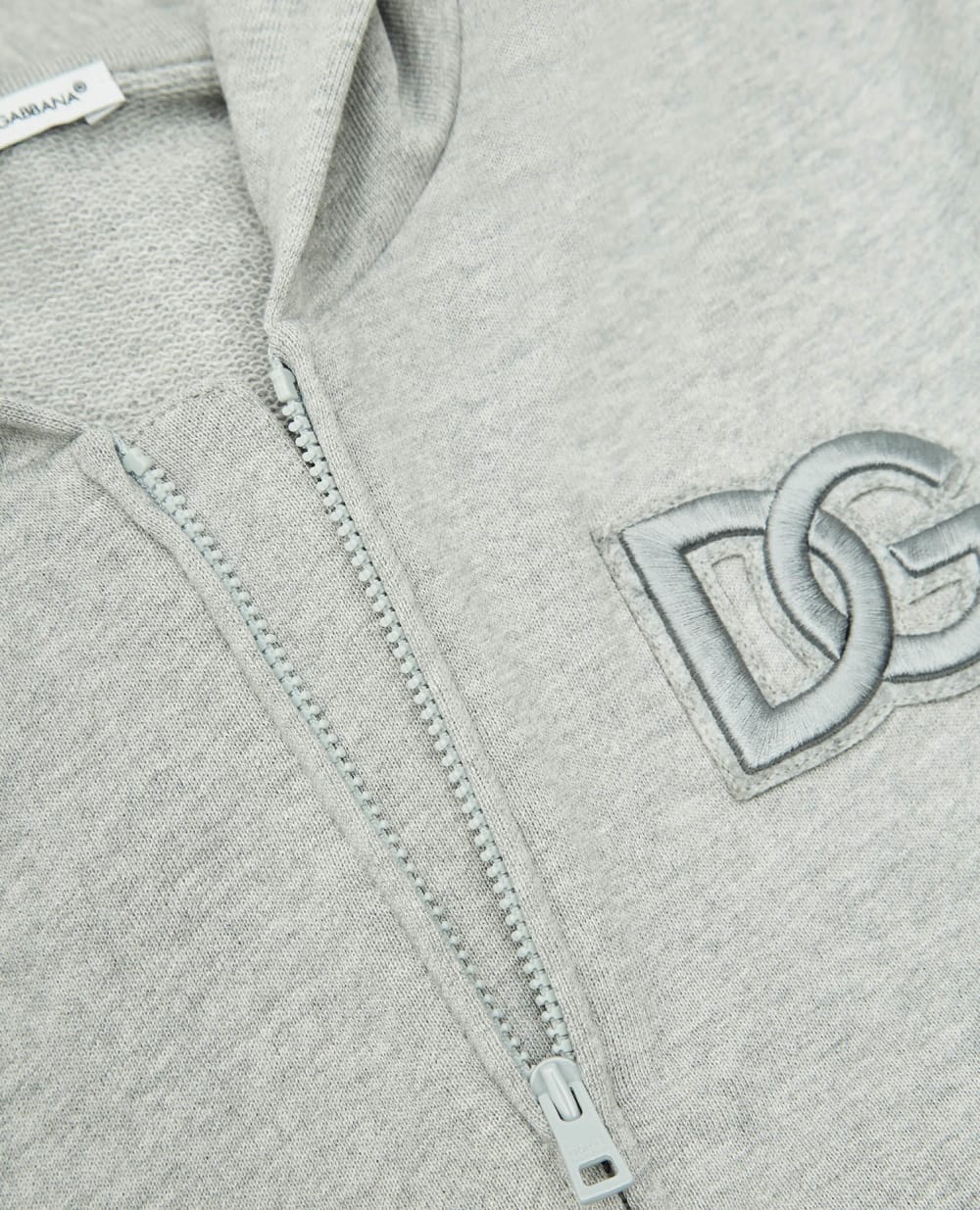 Худи Dolce&Gabbana Kids L4JWBN-G7BDB-S, серый цвет • Купить в интернет-магазине Kameron