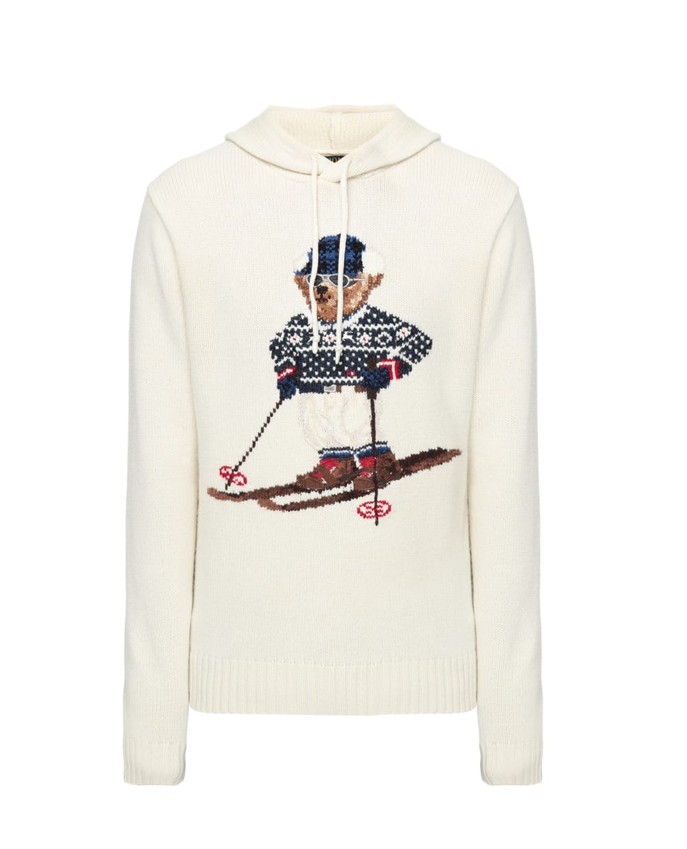 Шерстяное худи Polo Ralph Lauren 710853787001, бежевый цвет • Купить в интернет-магазине Kameron
