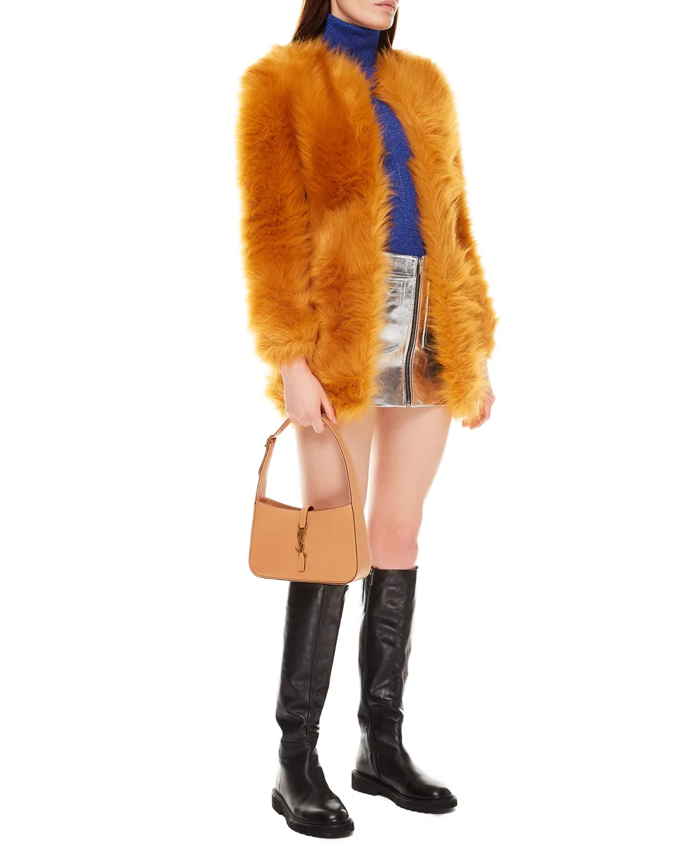 Кожаная сумка Le 5 à 7 Saint Laurent 657228-BWR6W, коричневый цвет • Купить в интернет-магазине Kameron