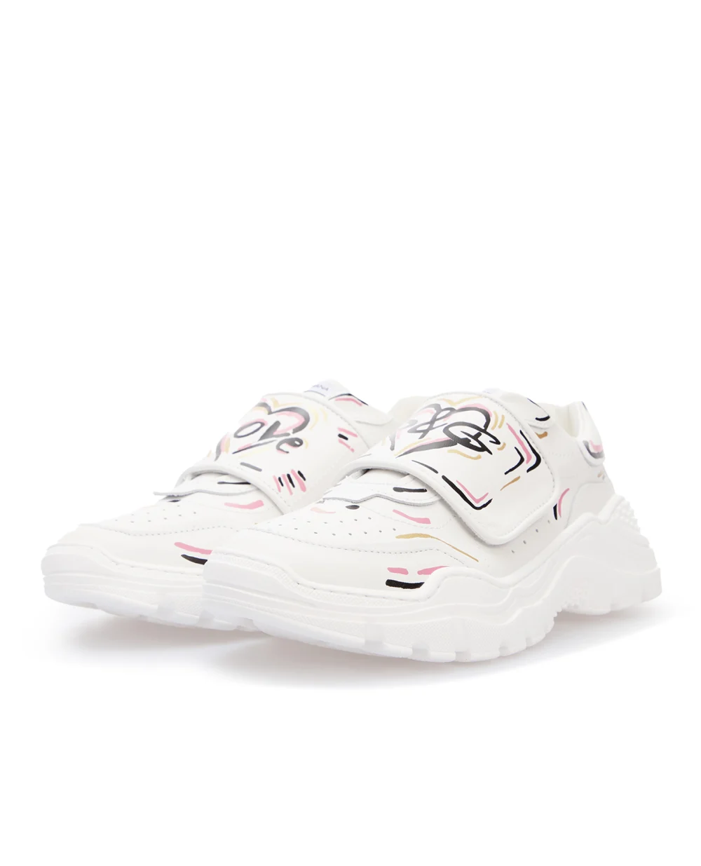 кроссовки Dolce&Gabbana Kids D11016-AJ931-S, белый цвет • Купить в интернет-магазине Kameron