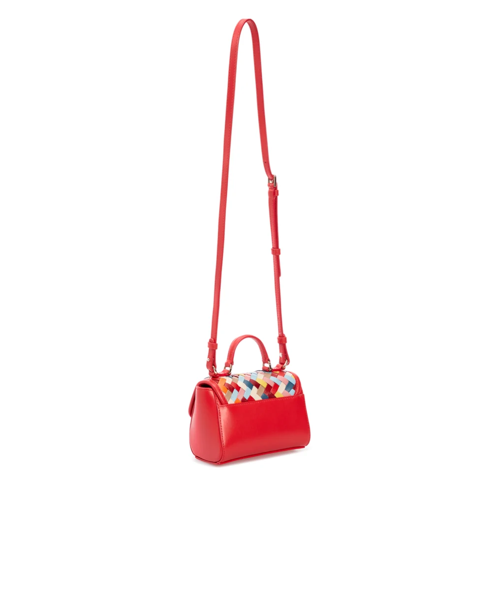 Кожаная сумка Dolce&Gabbana Kids EB0103-AO559, красный цвет • Купить в интернет-магазине Kameron