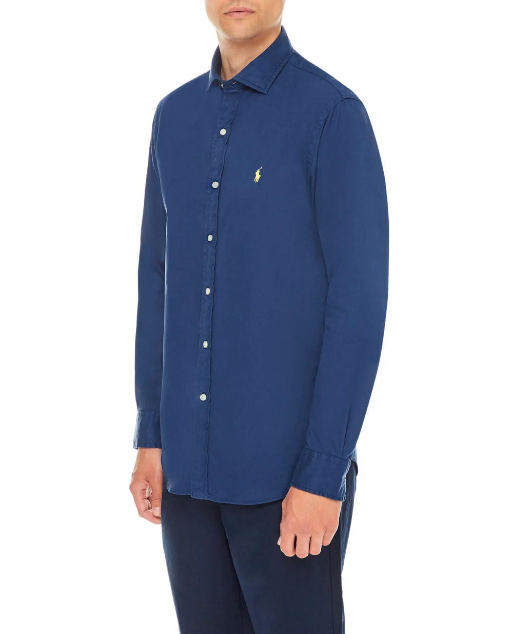 Рубашка Polo Ralph Lauren 710829423002, синий цвет • Купить в интернет-магазине Kameron