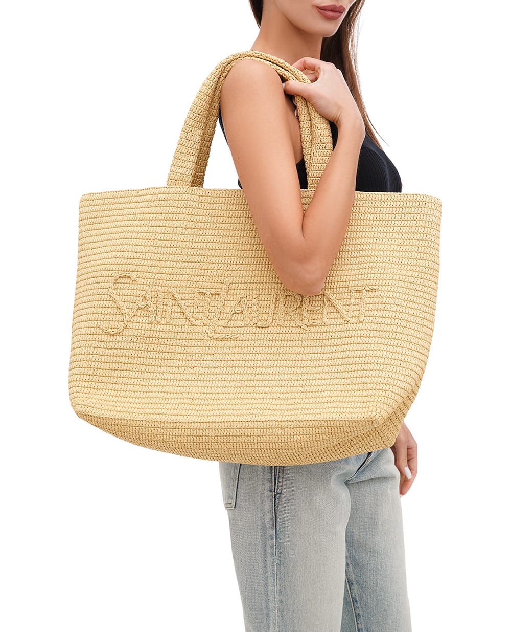 Сумка Saint Laurent 776763-GAAEL, бежевый цвет • Купить в интернет-магазине Kameron