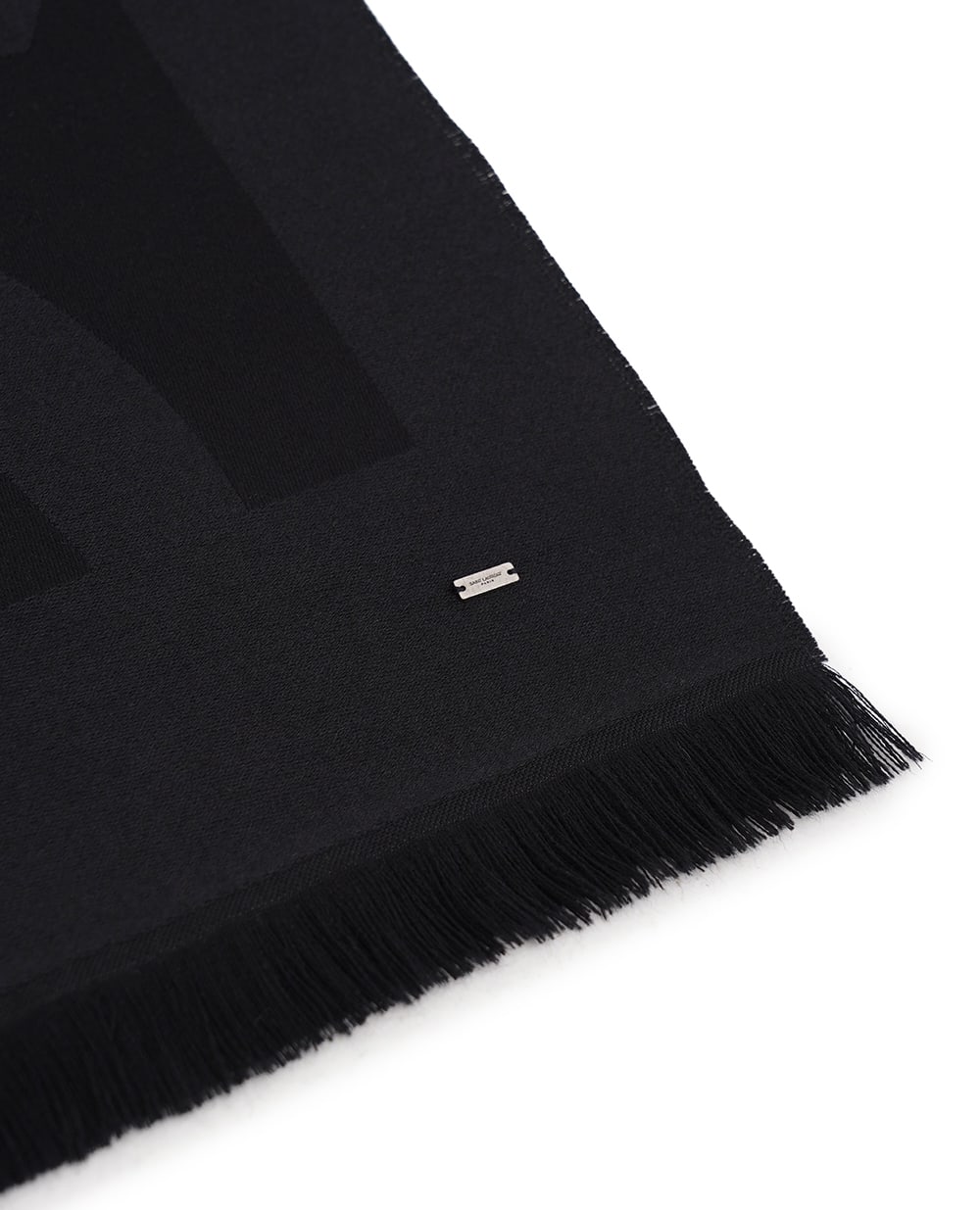 Шарф Saint Laurent 719428-3Y210, черный цвет • Купить в интернет-магазине Kameron