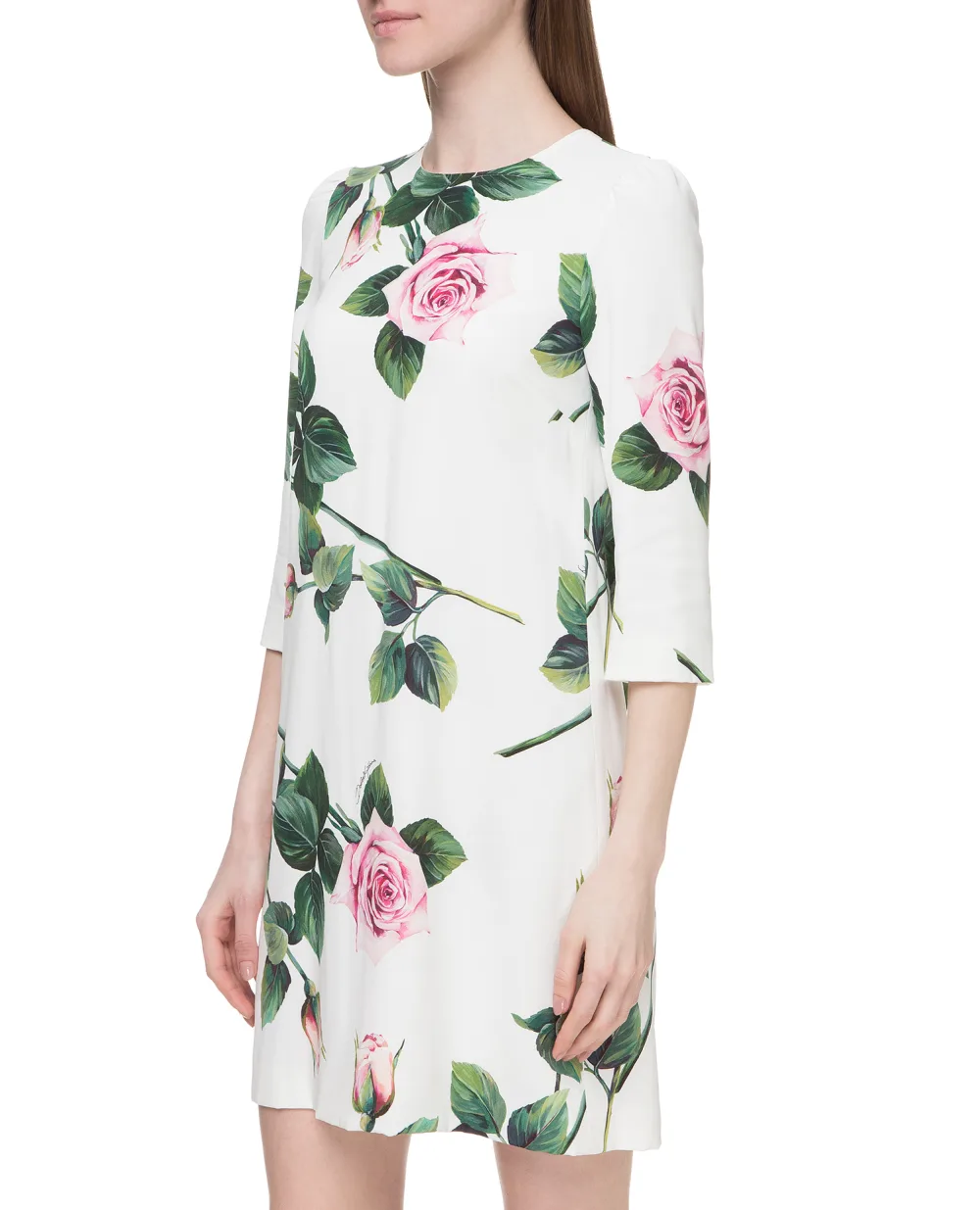 Платье Dolce&Gabbana F6G9JT-FSRMB, белый цвет • Купить в интернет-магазине Kameron