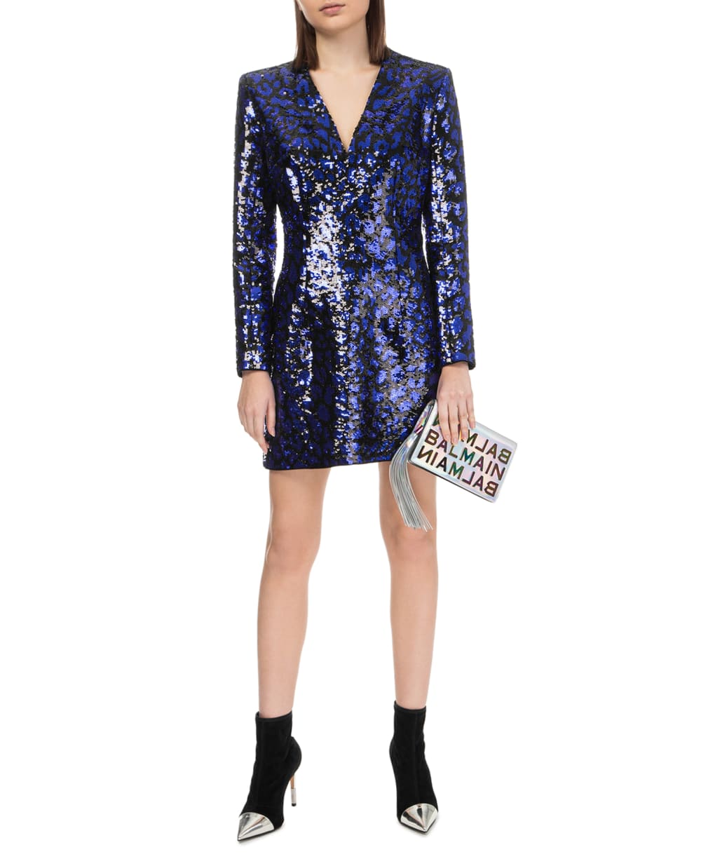 Платье Balmain 143519-X022, синий цвет • Купить в интернет-магазине Kameron