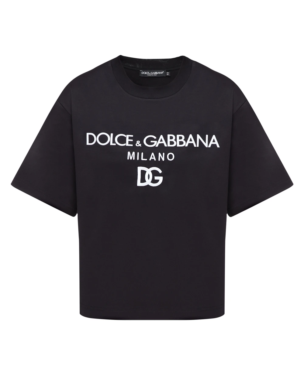 Футболка Dolce&Gabbana F8O48Z-G7E2I, черный цвет • Купить в интернет-магазине Kameron