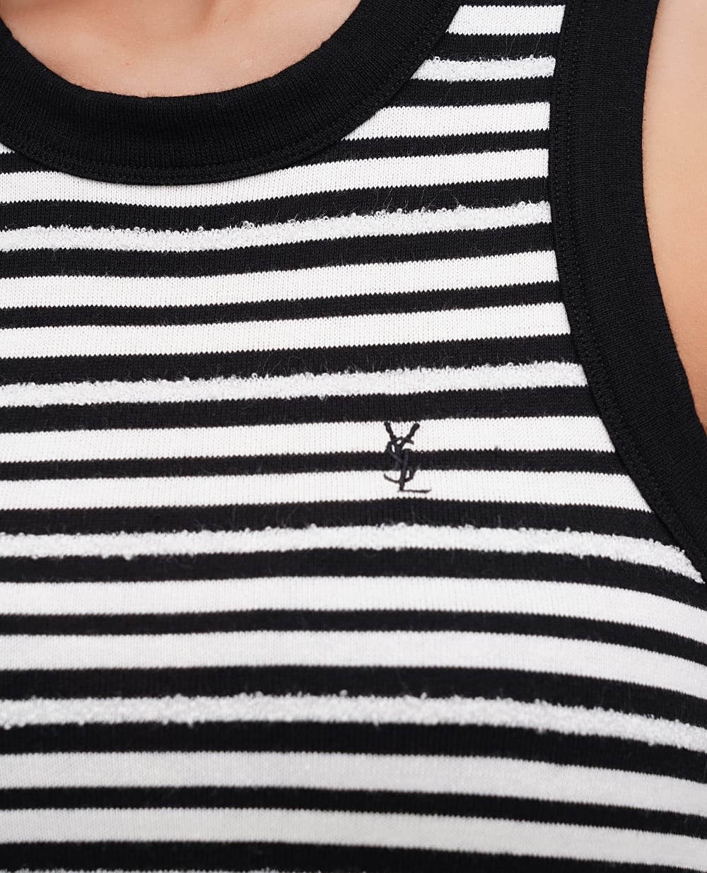 Топ Saint Laurent 743660-Y37KT, черный цвет • Купить в интернет-магазине Kameron