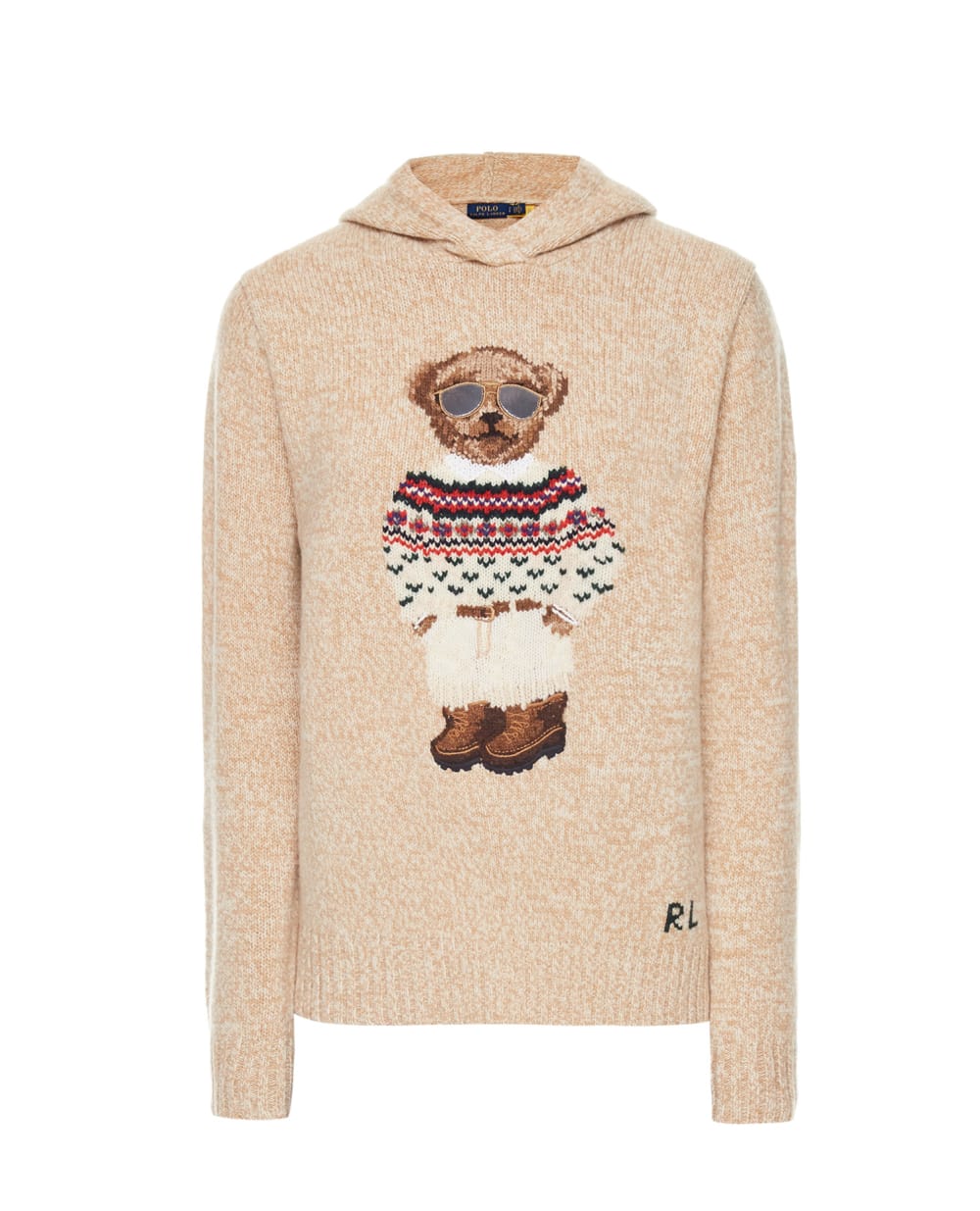 Шерстяной свитер Polo Ralph Lauren 211827804001, бежевый цвет • Купить в интернет-магазине Kameron