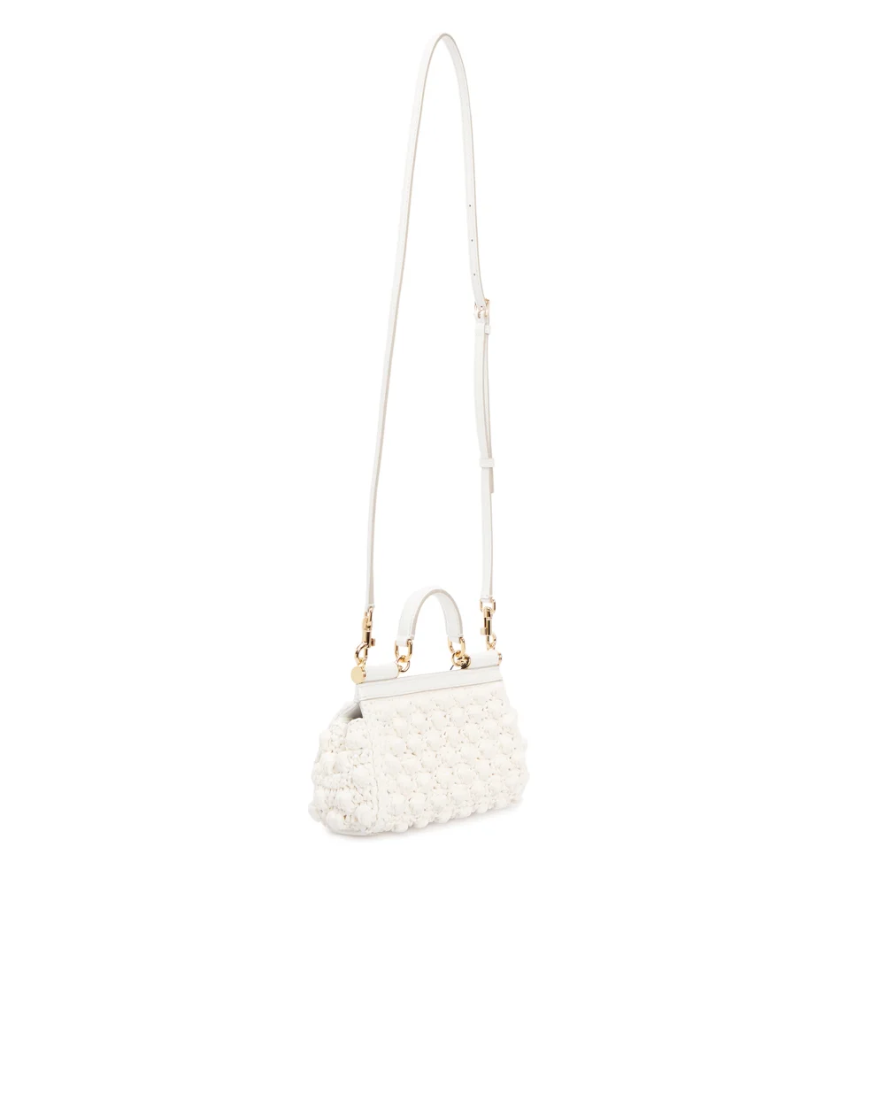 Сумка Sicily Dolce&Gabbana BB7116-AY208, белый цвет • Купить в интернет-магазине Kameron