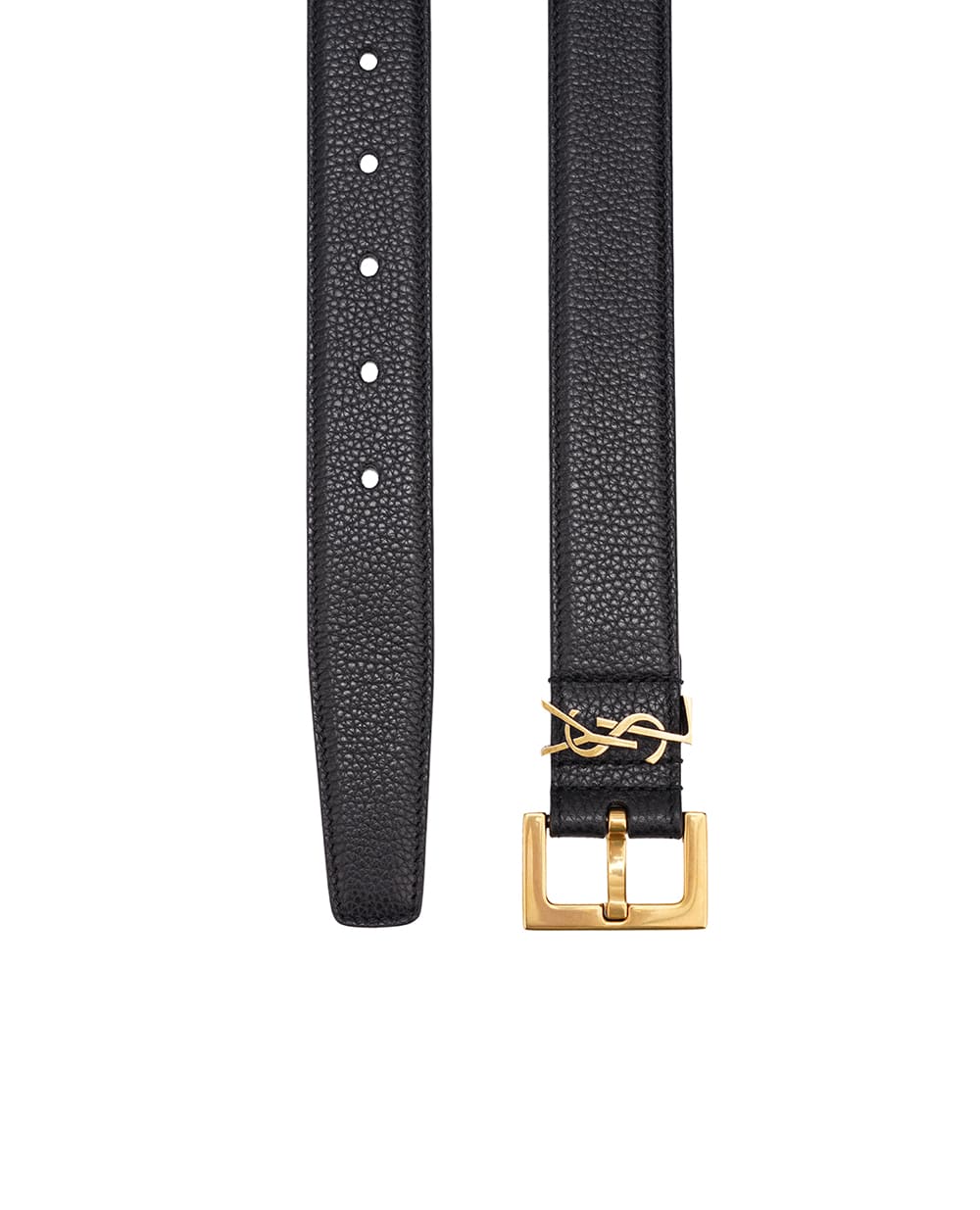 Ремень Saint Laurent 634440-DTI0W, черный цвет • Купить в интернет-магазине Kameron