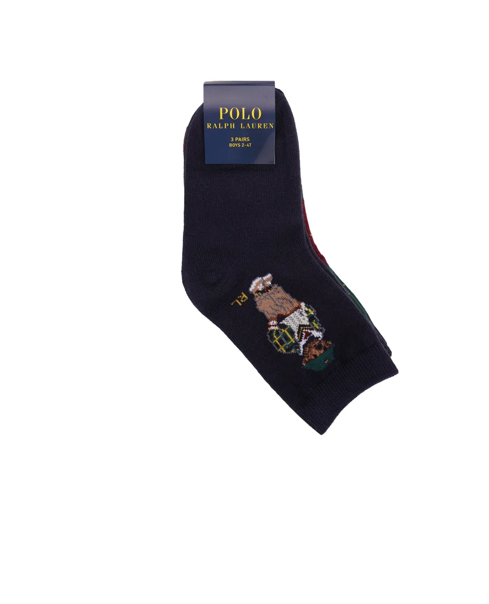 Детские носки Polo Bear (3 пары) Polo Ralph Lauren Kids 442927569001, разноцветный цвет • Купить в интернет-магазине Kameron
