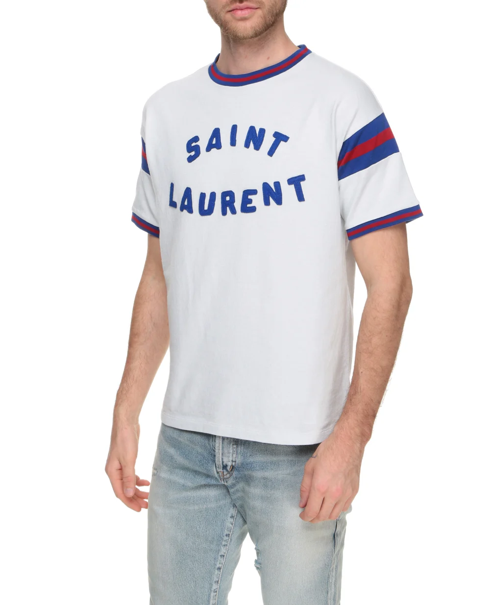 Футболка Saint Laurent 689402-Y36LO, белый цвет • Купить в интернет-магазине Kameron