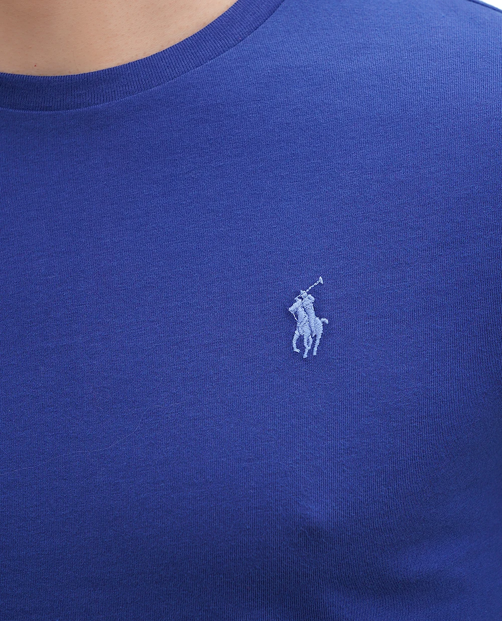 Футболка Polo Ralph Lauren 710671438353, синий цвет • Купить в интернет-магазине Kameron