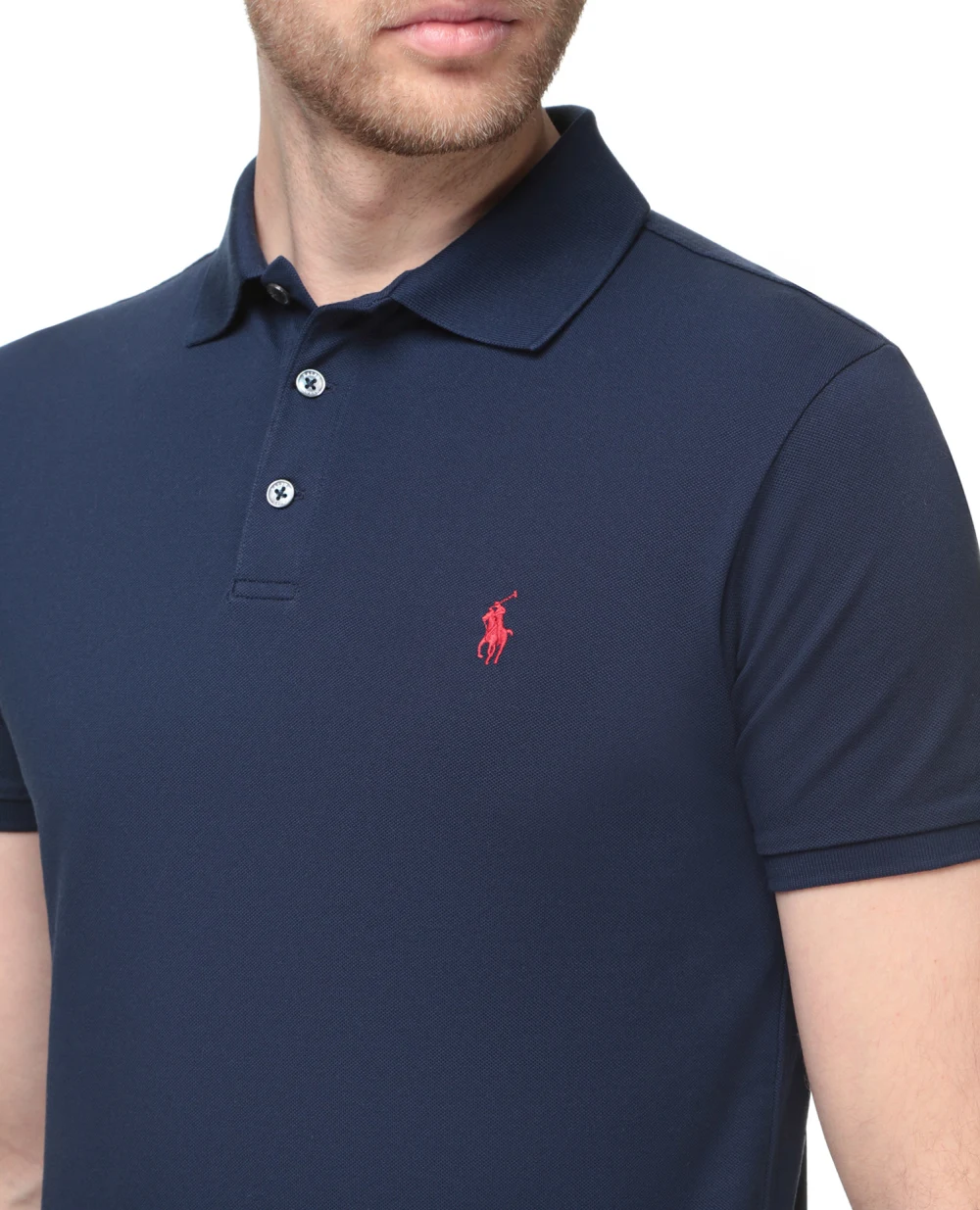 Поло Polo Ralph Lauren 710541705009, синий цвет • Купить в интернет-магазине Kameron
