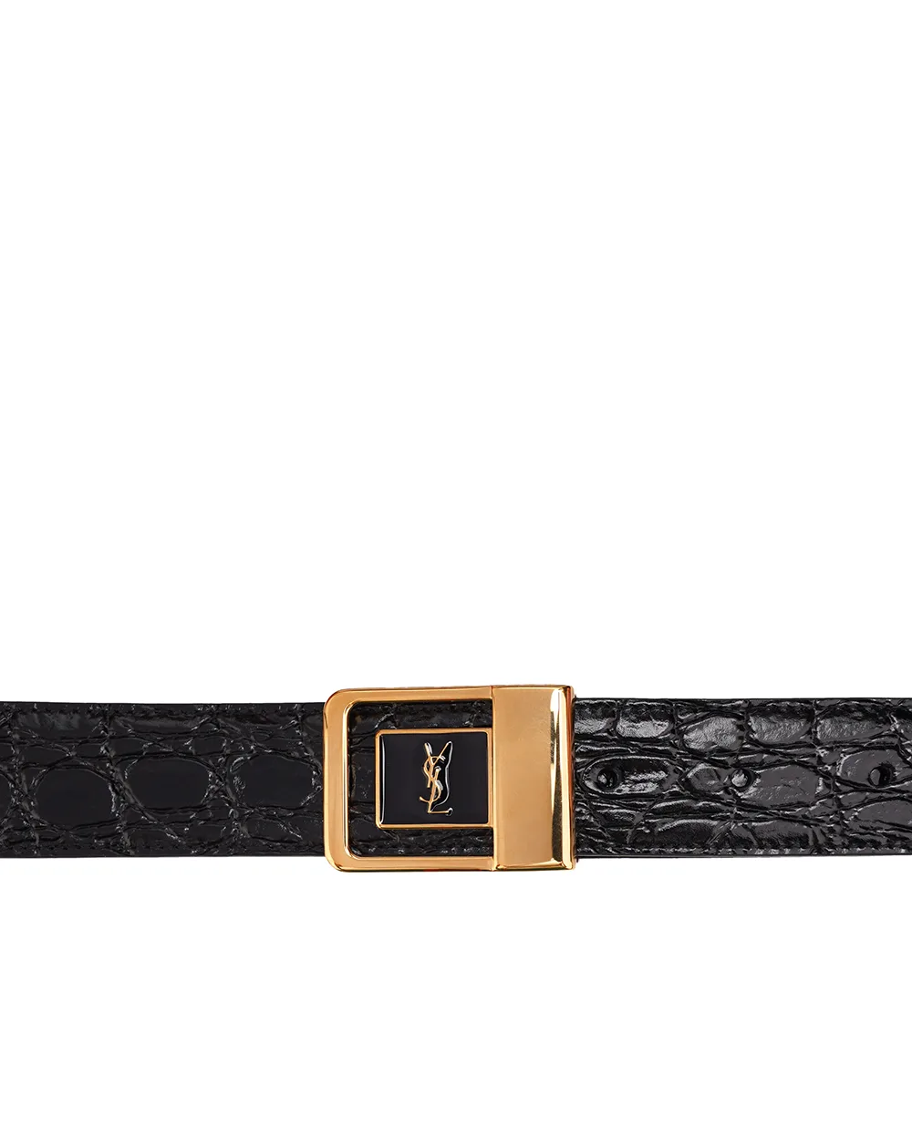 Ремень Saint Laurent 732556-1ZQ8J, черный цвет • Купить в интернет-магазине Kameron