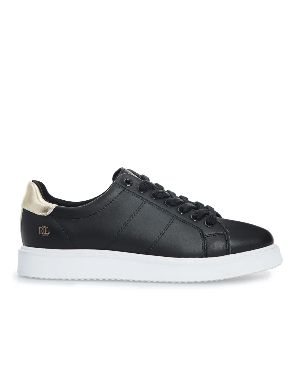 Кожаные сникеры Polo Ralph Lauren 802809280001, черный цвет • Купить в интернет-магазине Kameron