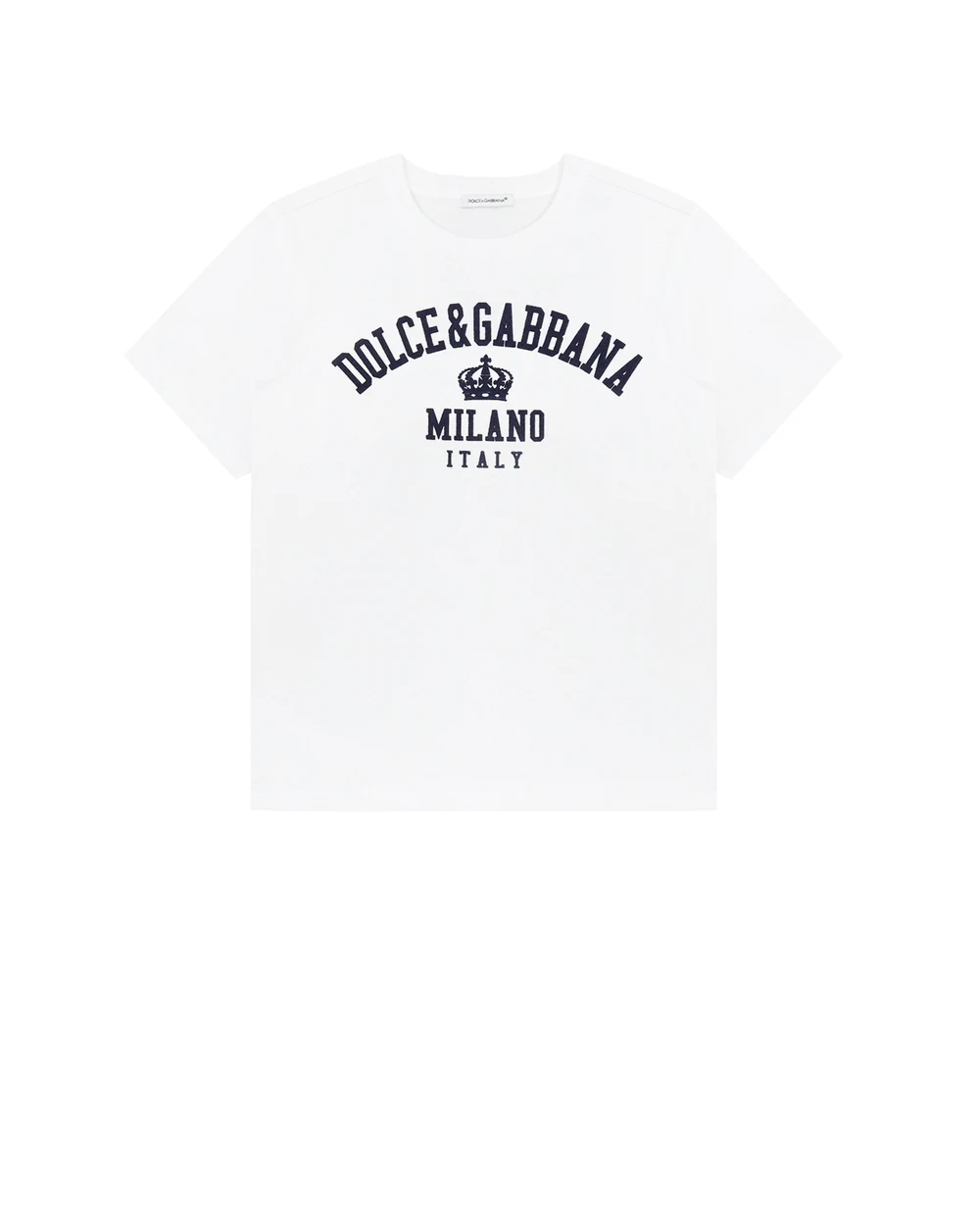 Детская футболка Dolce&Gabbana Kids L4JTDM-G7BDG-B, белый цвет • Купить в интернет-магазине Kameron