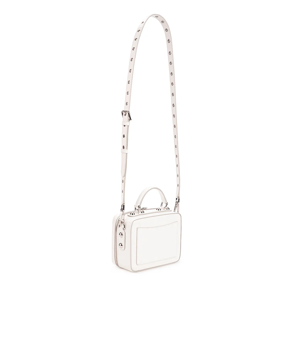 Кожаная сумка 3,5 Box Dolce&Gabbana BB7092-AI413, белый цвет • Купить в интернет-магазине Kameron