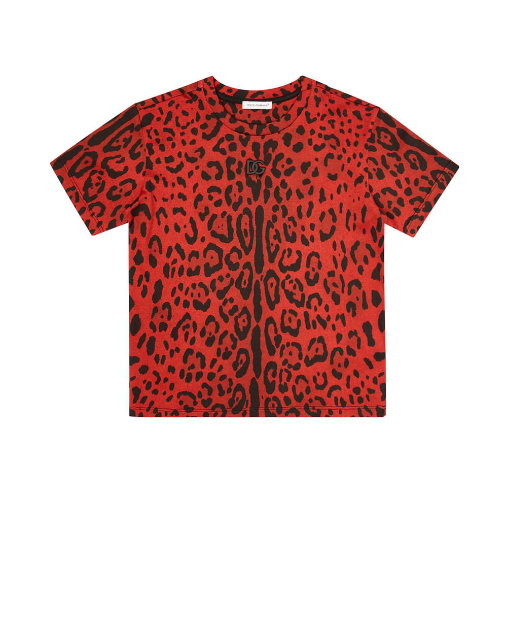 Футболка Dolce&Gabbana Kids L4JTDM-G7BTG-B, красный цвет • Купить в интернет-магазине Kameron