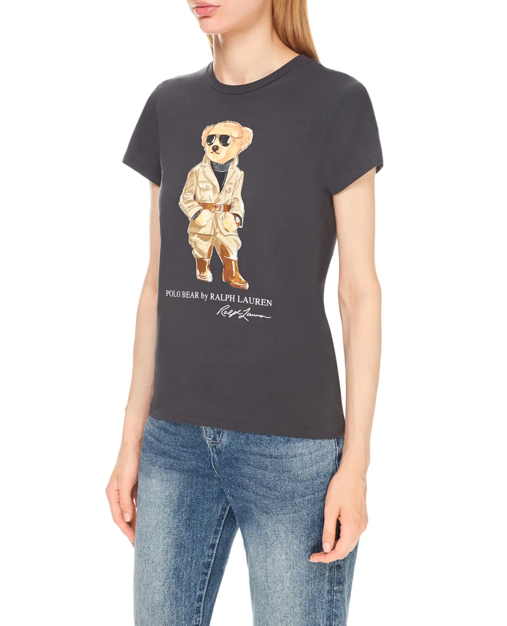Футболка Polo Ralph Lauren 211839165002, черный цвет • Купить в интернет-магазине Kameron