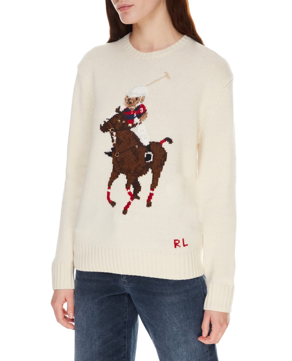 Шерстяной джемпер Polo Ralph Lauren 211843149001, бежевый цвет • Купить в интернет-магазине Kameron