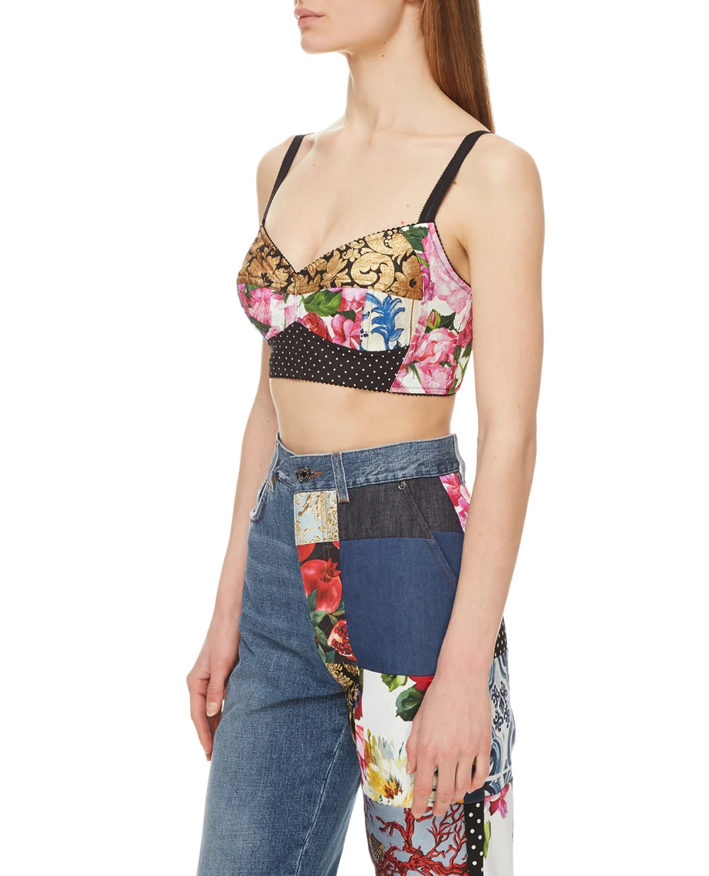 Топ Dolce&Gabbana F7T18T-GDY07, разноцветный цвет • Купить в интернет-магазине Kameron