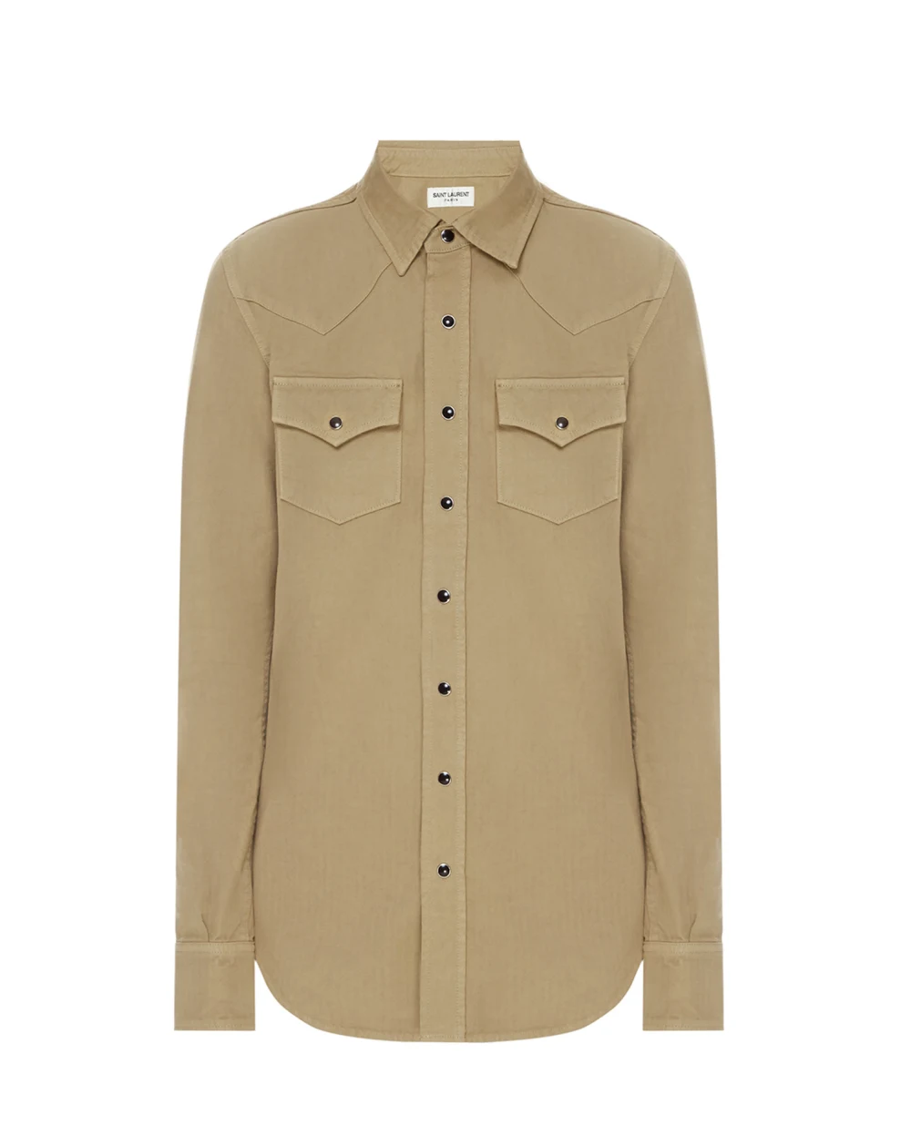 Рубашка Saint Laurent 615139-Y27BB, бежевый цвет • Купить в интернет-магазине Kameron