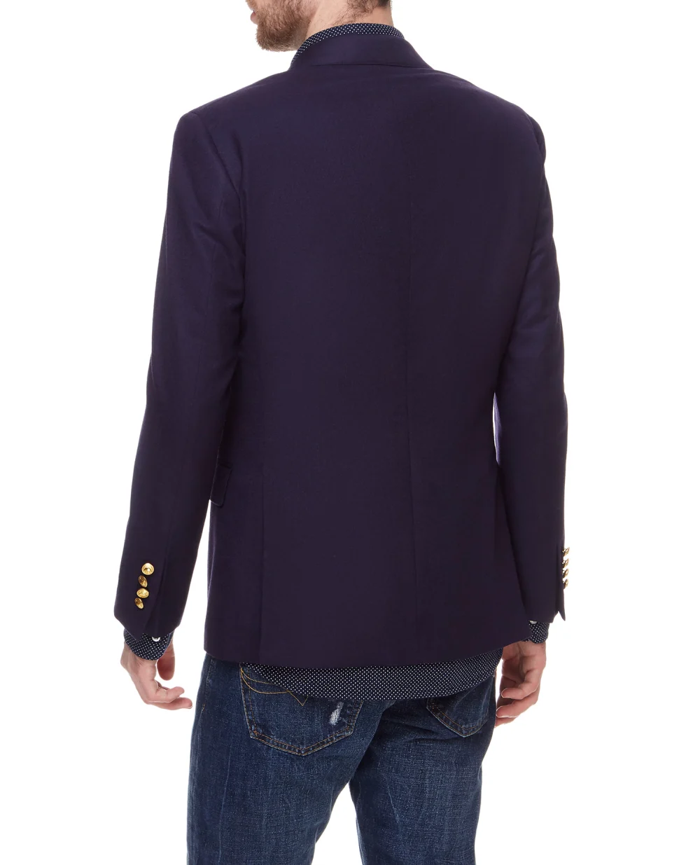 Шерстяной пиджак Polo Ralph Lauren 715512095001, темно-синий цвет • Купить в интернет-магазине Kameron