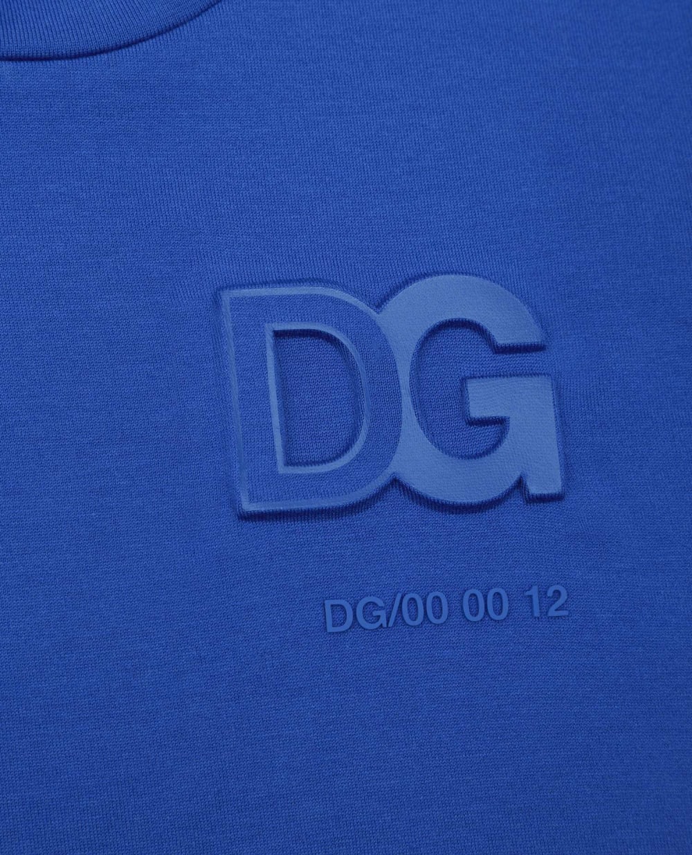 Детская футболка Dolce&Gabbana Kids L4JTDH-G7A5Z-S, синий цвет • Купить в интернет-магазине Kameron
