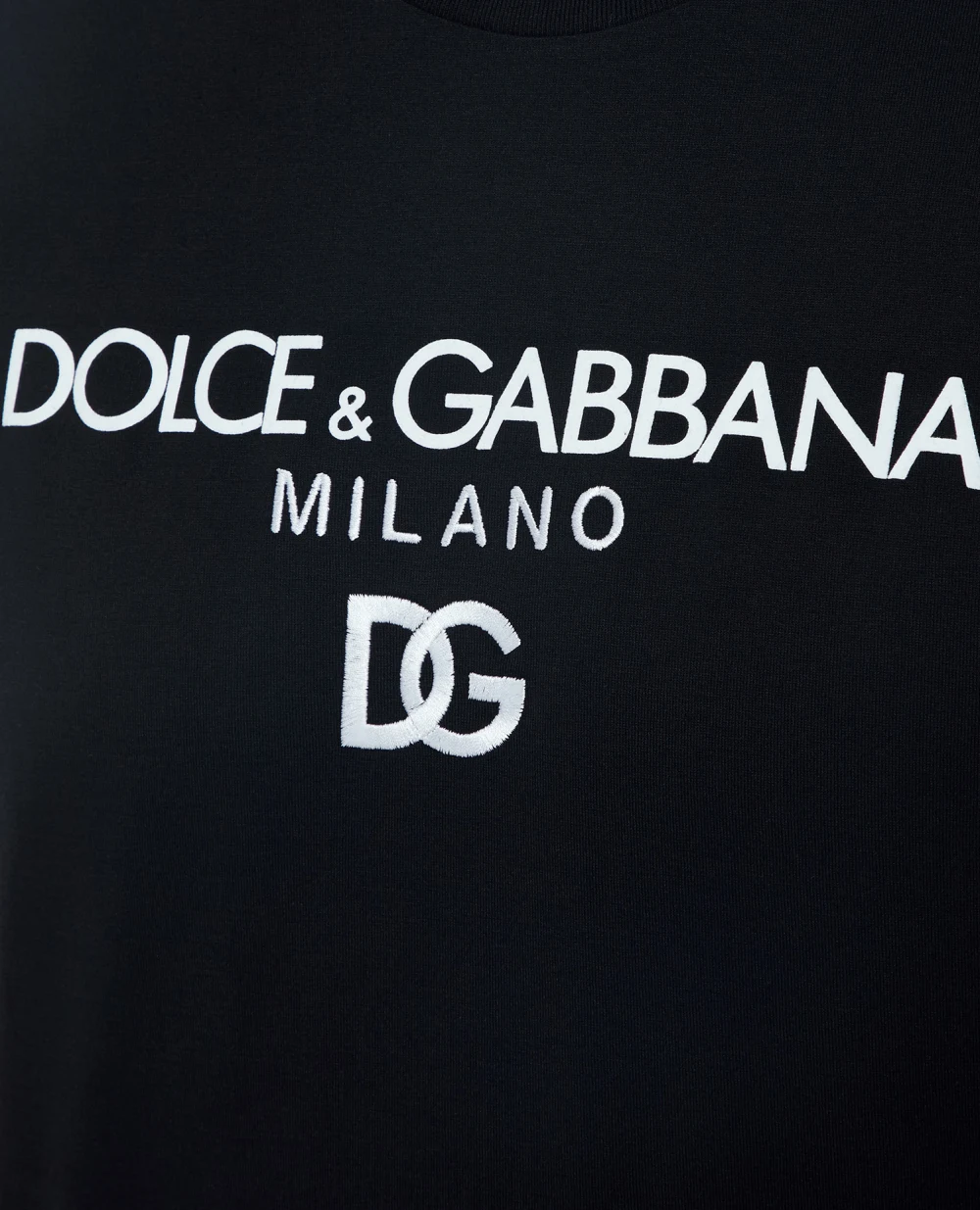 Футболка Dolce&Gabbana G8PD7Z-G7B9X, черный цвет • Купить в интернет-магазине Kameron